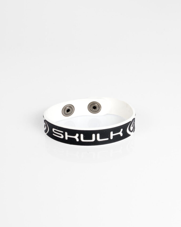 bracelet skulk- white and black