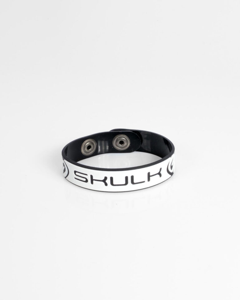 bracelet skulk - black and white