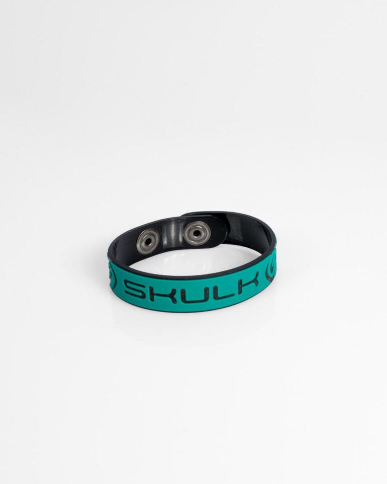 bracelet skulk - black and green
