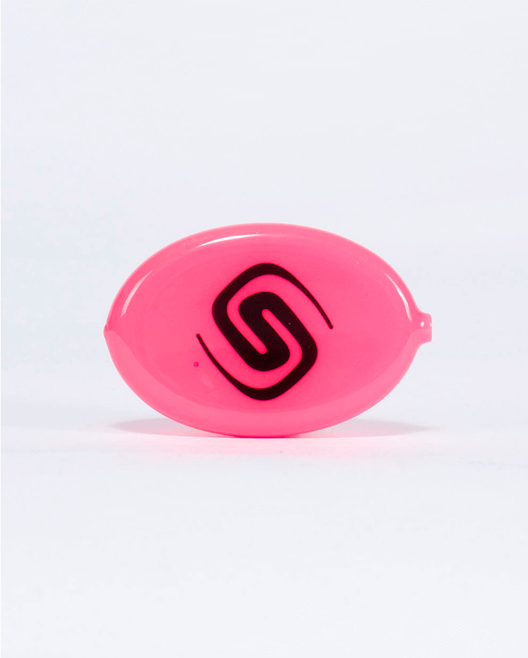 coin holder neon pink_black