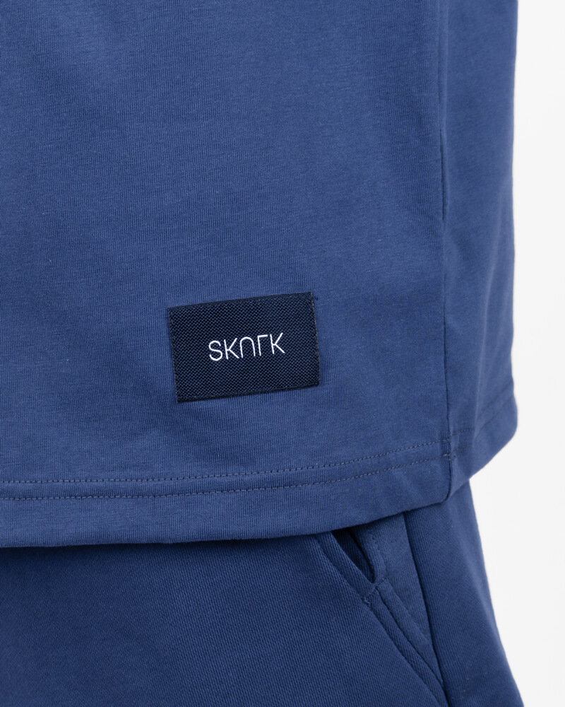 T-Shirt Basic Navy Blue - SKULK Streetwear Store